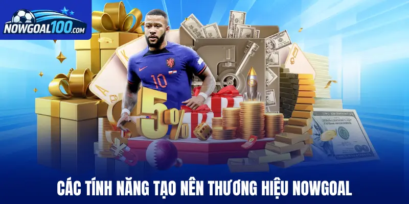 Các tính năng tạo nên thương hiệu Nowgoal